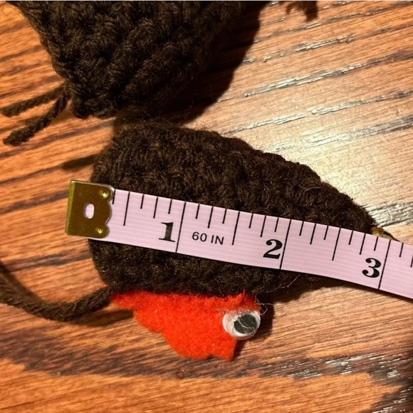 Turkey Crochet Big Toe Socks White Elephant Gag Gift Rare Fun - Picture 6 of 6